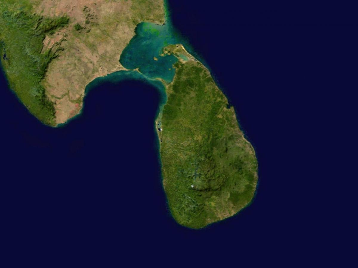 online tv satelit peta dari Sri Lanka